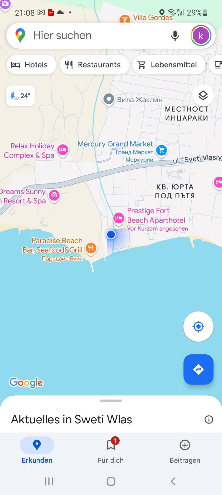 Fort Noks Prestige Beach Aparthotel, Szveti Vlasz Kültér fotó